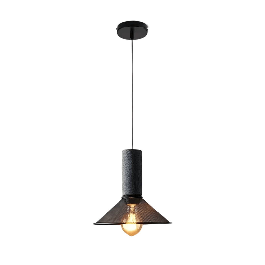 Industrial Pendant Light Concrete & Iron Ceiling Lamp