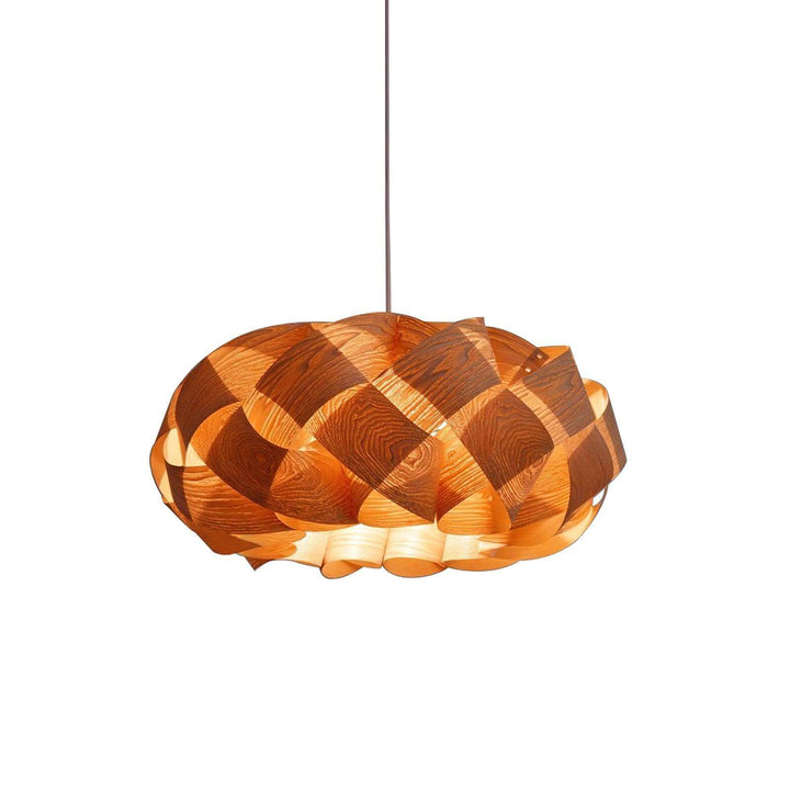Handcrafted Wood Pendant Light