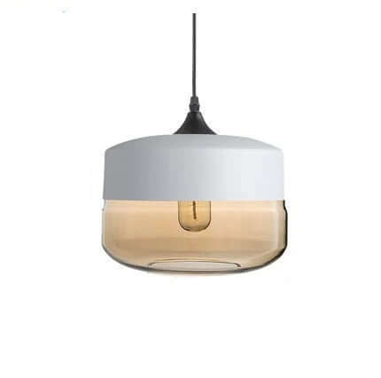 Elegant Glass Pendant Light with Adjustable Cable