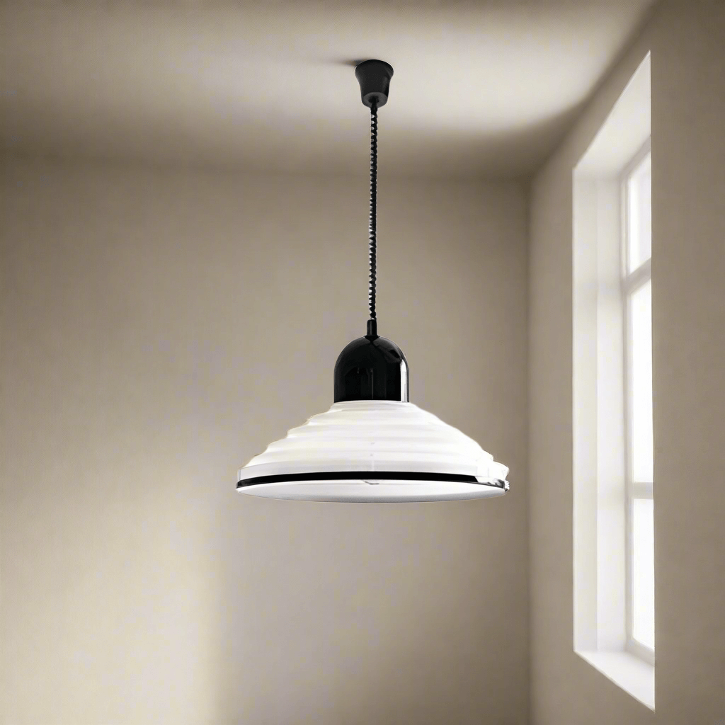Cream Glass Pendant Lamp