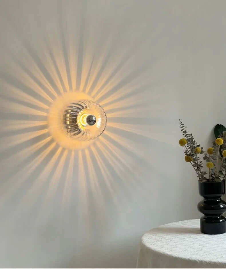 Modern Nordic Glass Wall Light Fixture