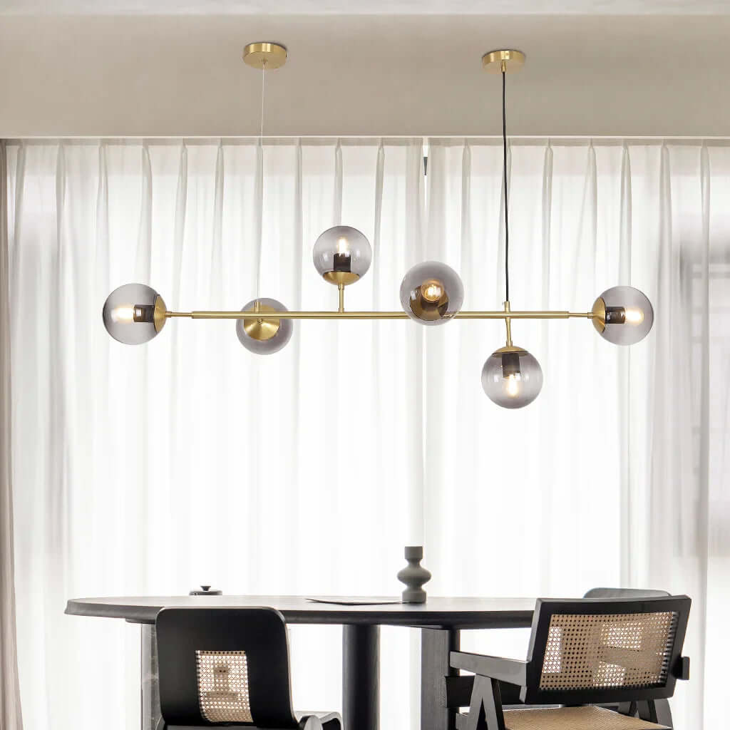 Modern Glass Orb Pendant Light