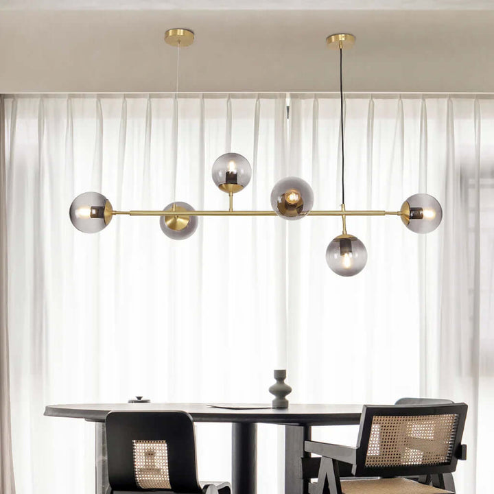 Modern Glass Orb Pendant Light