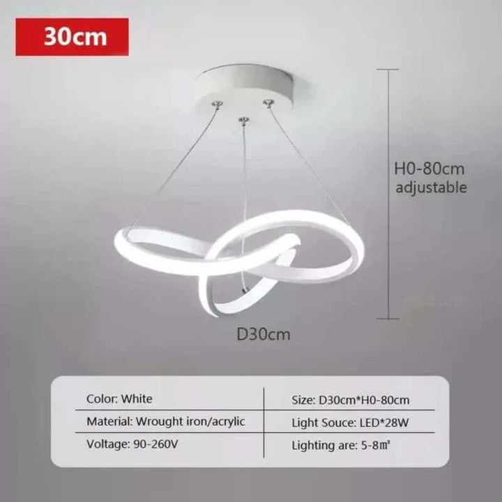 Modern LED Ceiling Light with Remote, 24cm