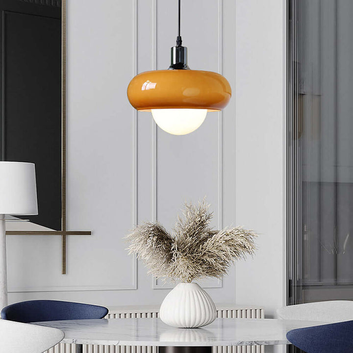 Modern Coffee Glass Pendant Light