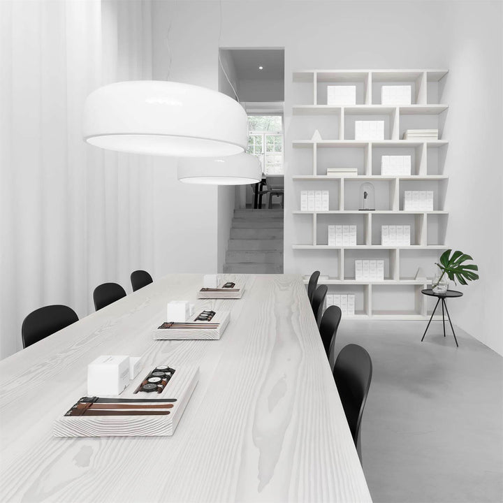 Modern Pendant Light 45/60cm - Aluminium & Polycarbonate