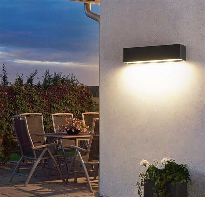 Outdoor LED Bar Wall Light Fixture - IP65 Waterproof