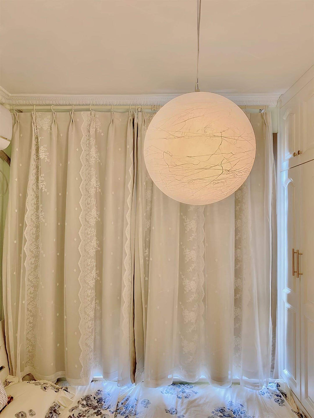 Silk Pendant Lamp with Soft Ambient Glow