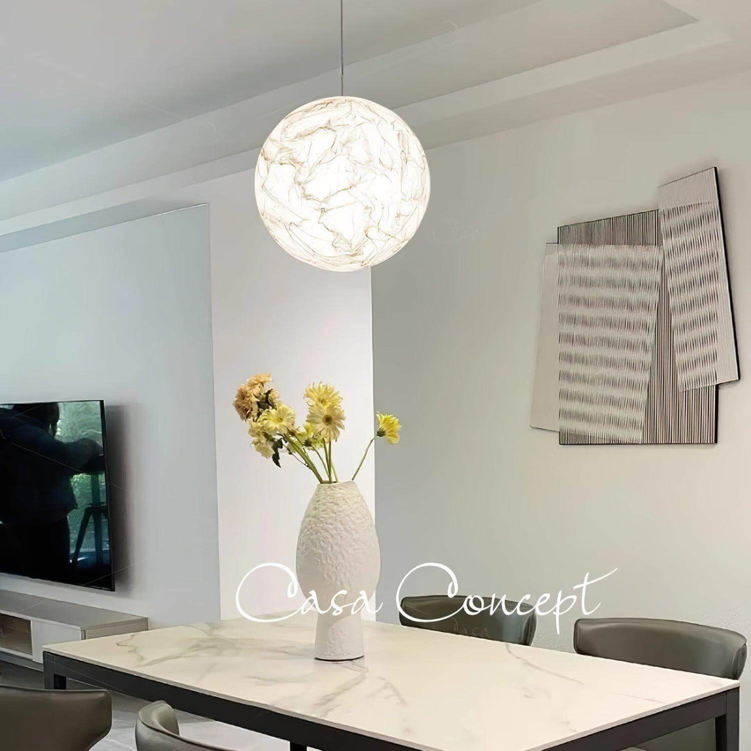 Silk Pendant Lamp with Soft Ambient Glow