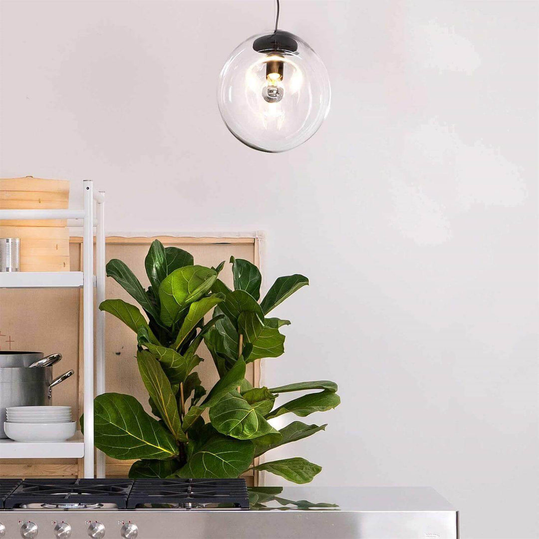 Modern Glass Pendant Lamp, Water Drop Design