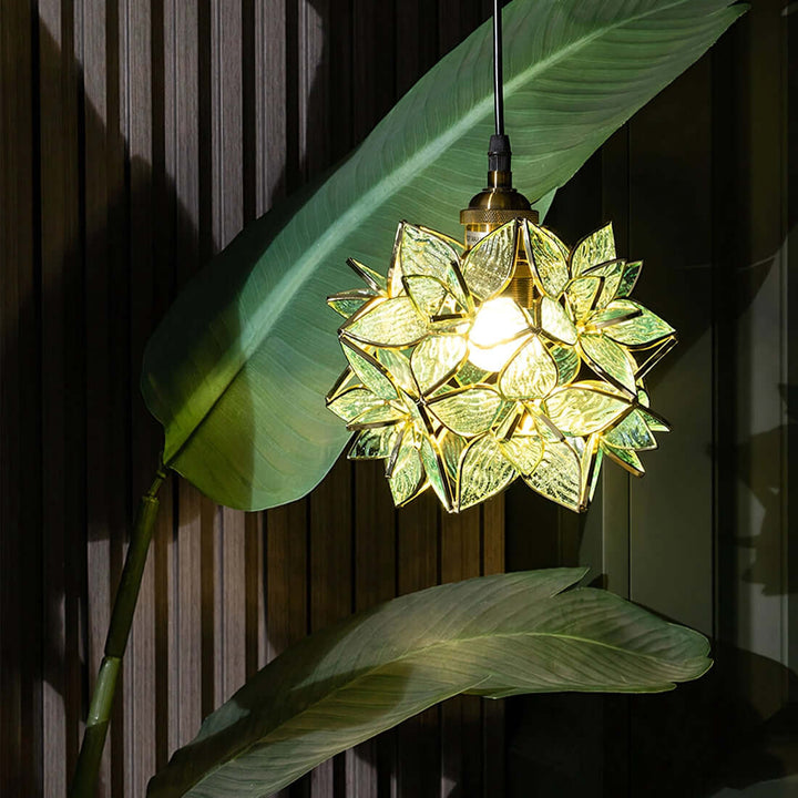 Capiz Shell Pendant Light, 20cm, Elegant Hanging Lamp