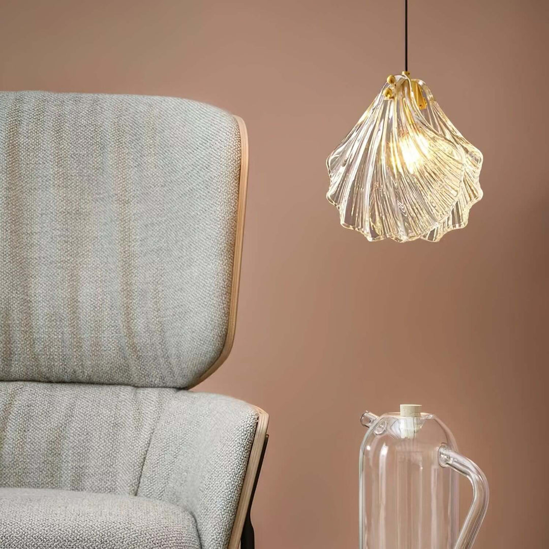 Seashell Glass Pendant Light