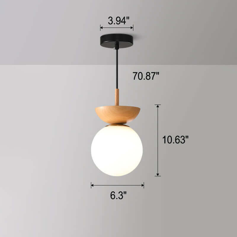 Japanese Style LED Ceiling Pendant Lamp