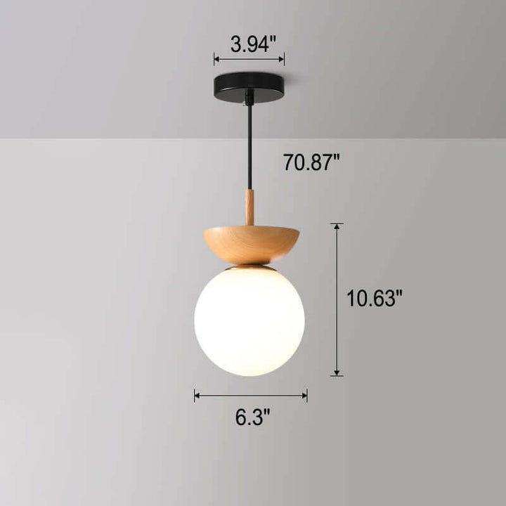 Japanese Style LED Ceiling Pendant Lamp