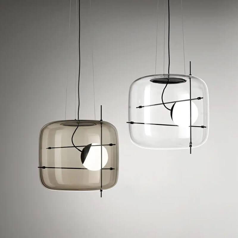 Modern Glass Pendant Light 30cm