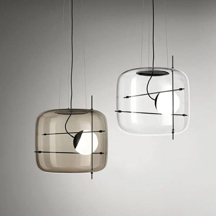 Modern Glass Pendant Light 30cm