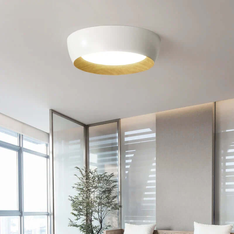 Modern Wood Accent Ceiling Light