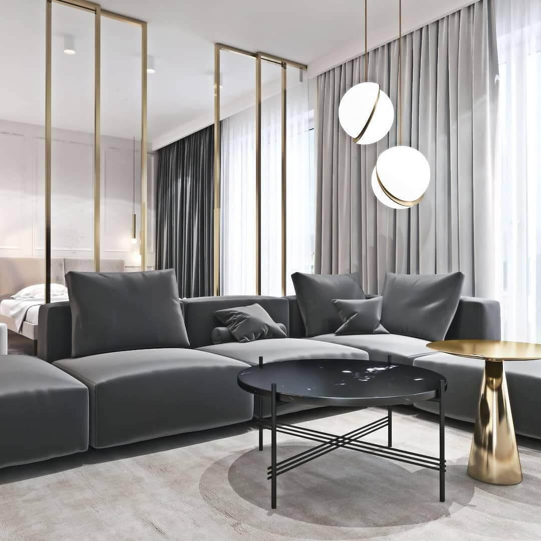 Modern Crescent Pendant Lamp