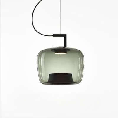 Modern Glass Pendant Light with LED