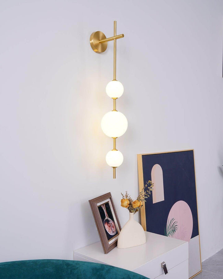 Modern Glass Globe Wall Lamp