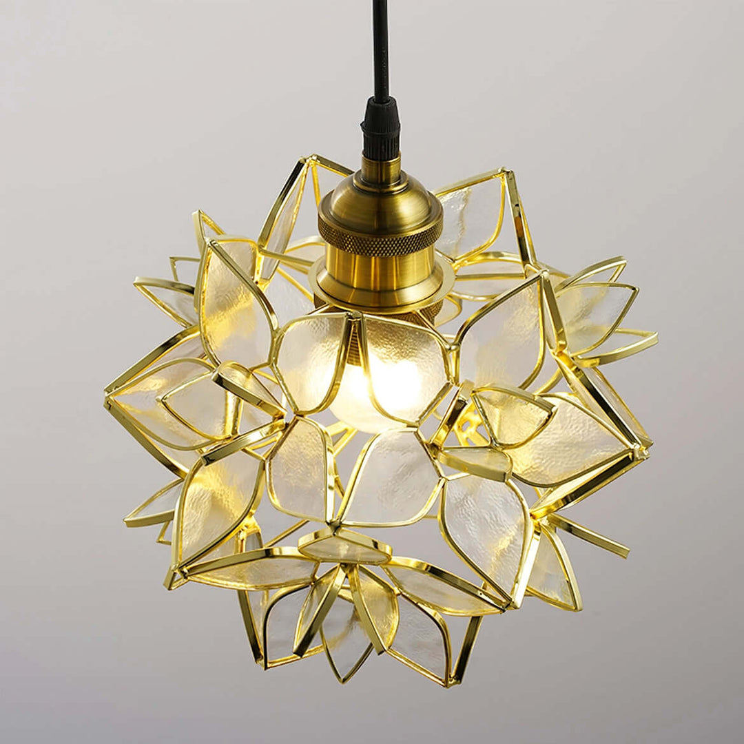 Capiz Shell Pendant Light, 20cm, Elegant Hanging Lamp