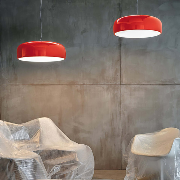 Modern Pendant Light 45/60cm - Aluminium & Polycarbonate