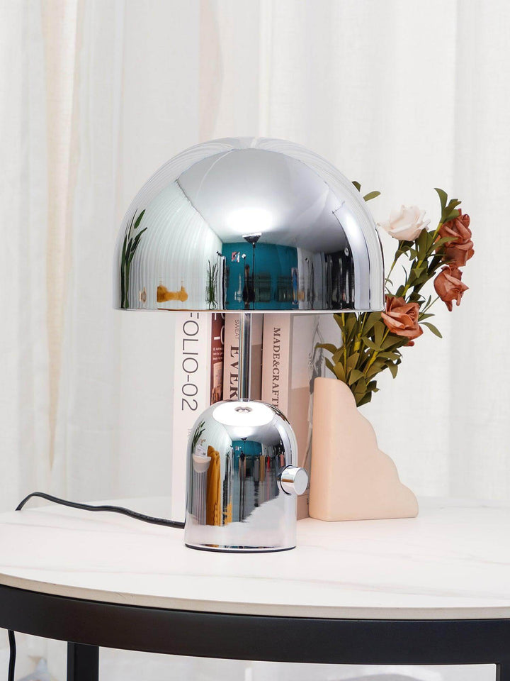 Modern Acrylic & Metal Bell Table Lamp