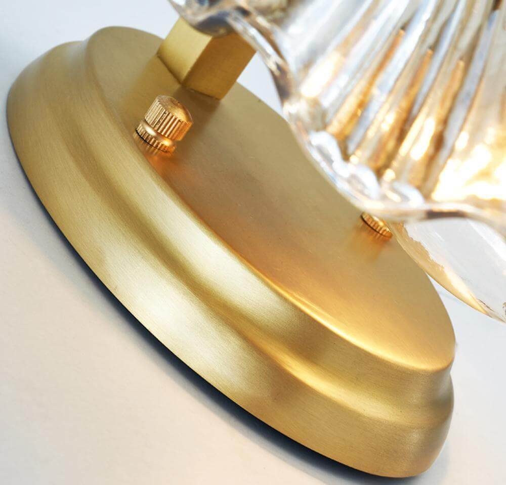 Seashell Wall Light Fixture, Nautical Decor, 20cm
