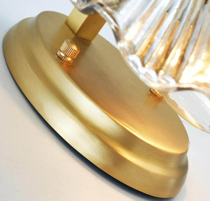 Seashell Wall Light Fixture, Nautical Decor, 20cm
