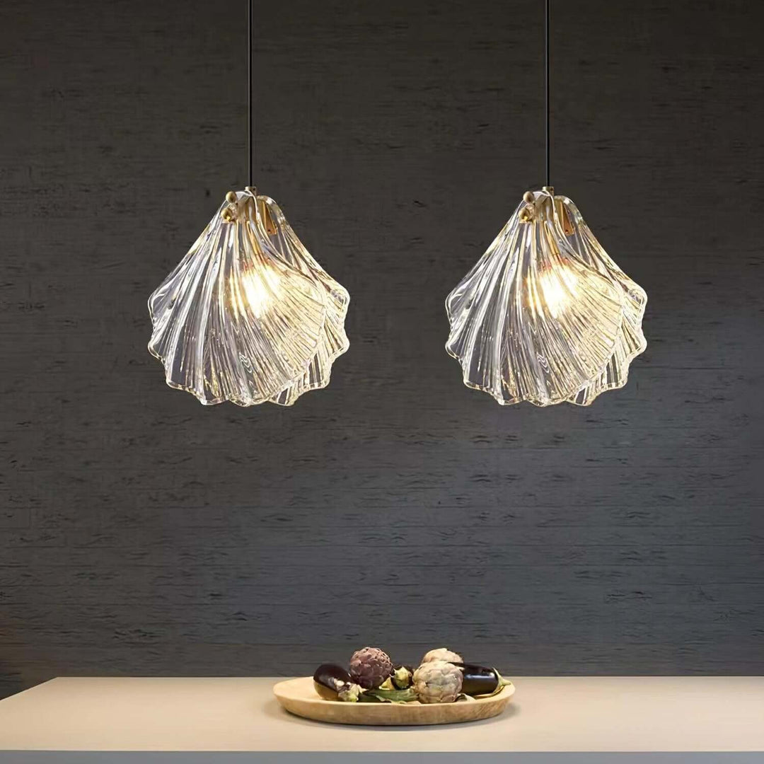 Seashell Glass Pendant Light