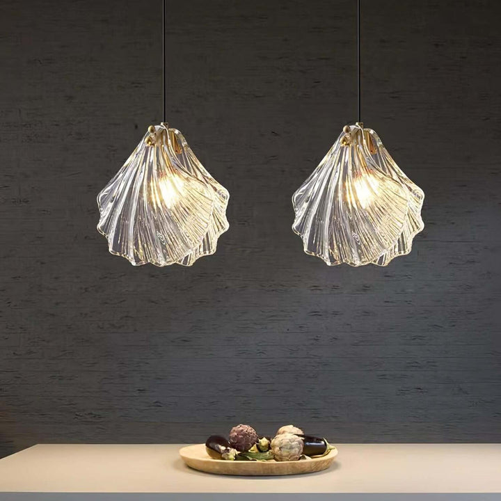 Seashell Glass Pendant Light