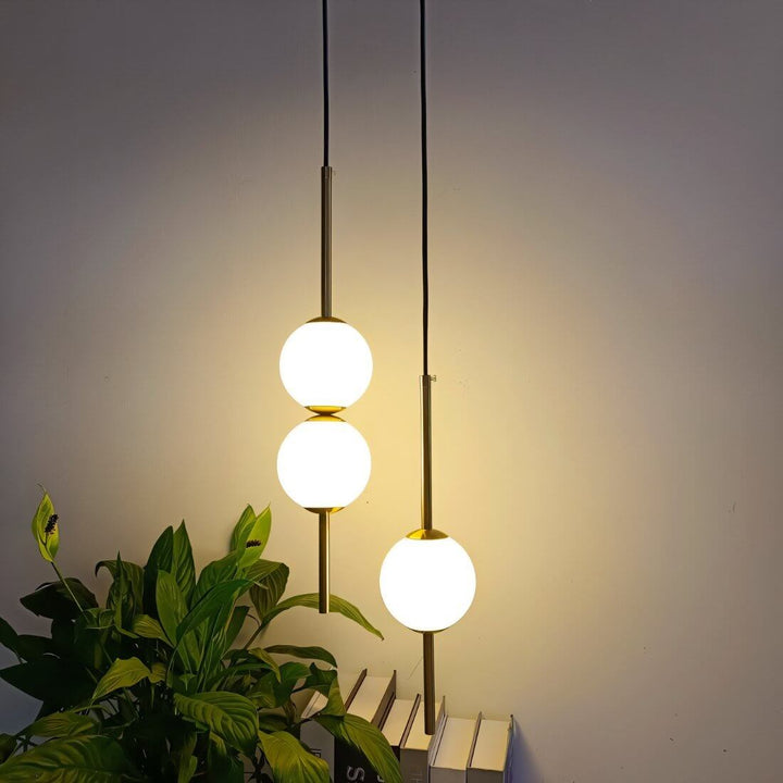 Modern Glass Ball Pendant Light 10cm