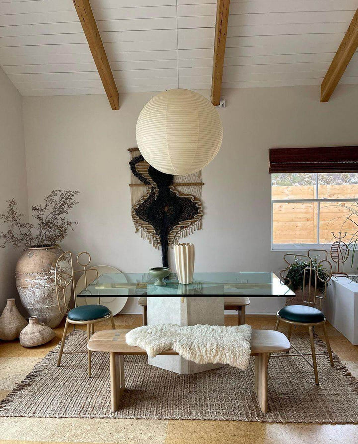 Japanese Pendant Lamp with Wire
