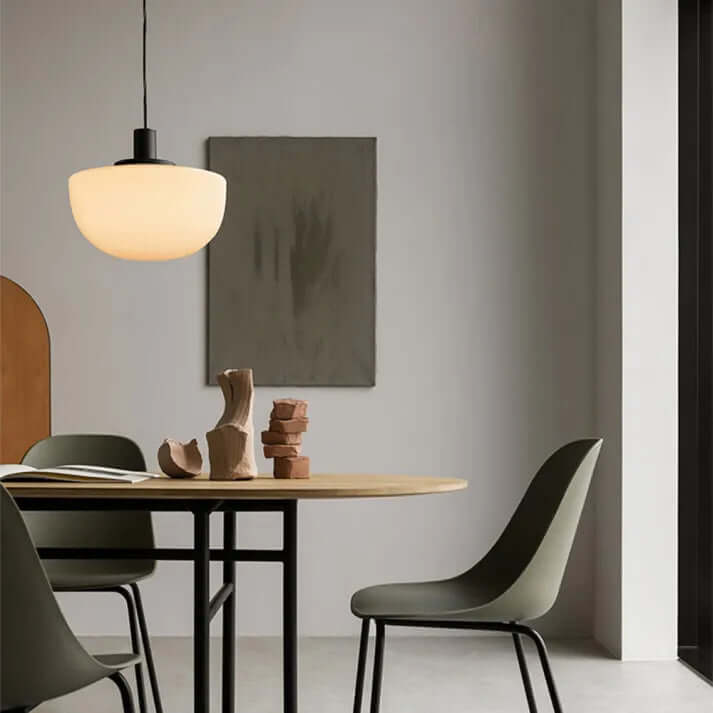 Spherical Glass Pendant Light