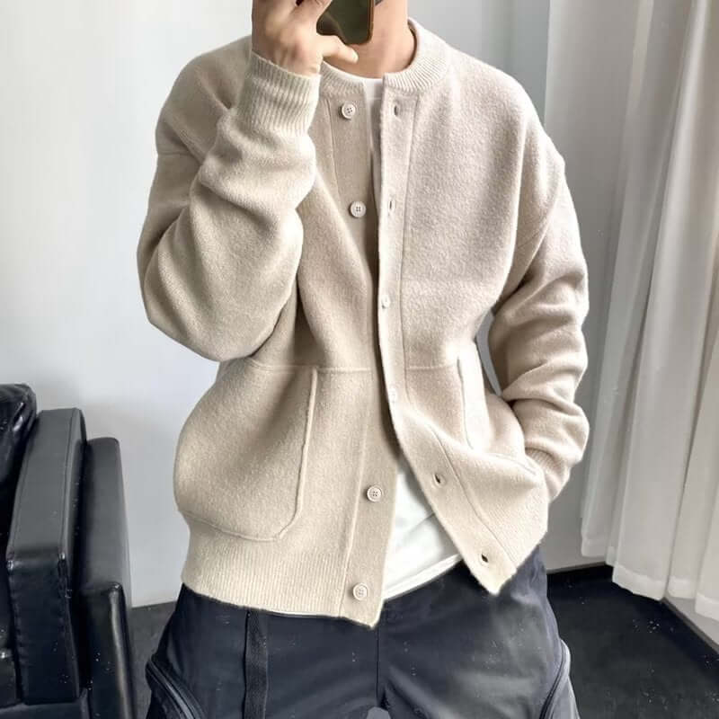 Men's Elegant Knitted Tunic Top