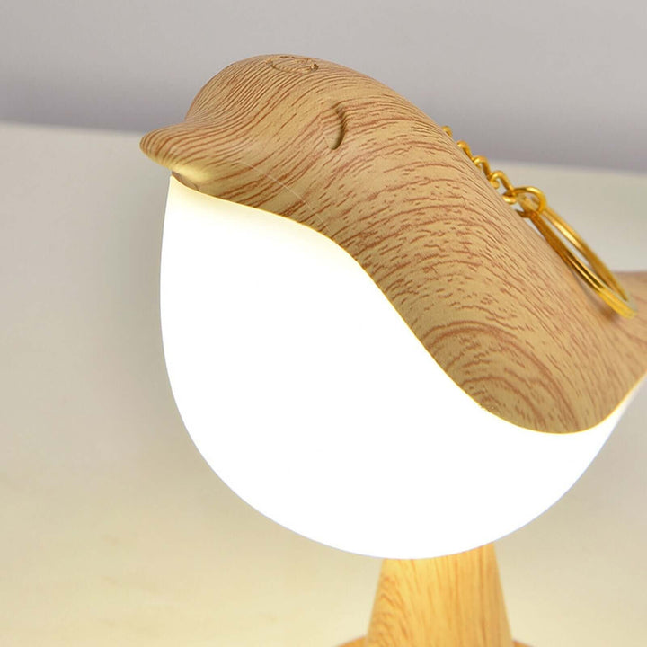 Decorative Bird Lamp with LED Light for Home Decor