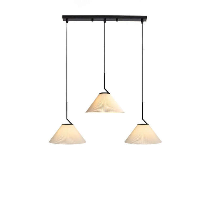 Pleated Cream Pendant Lamp