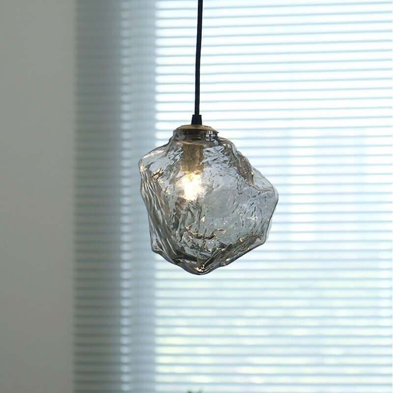 Modern Glass Pendant Light Fixture 15cm