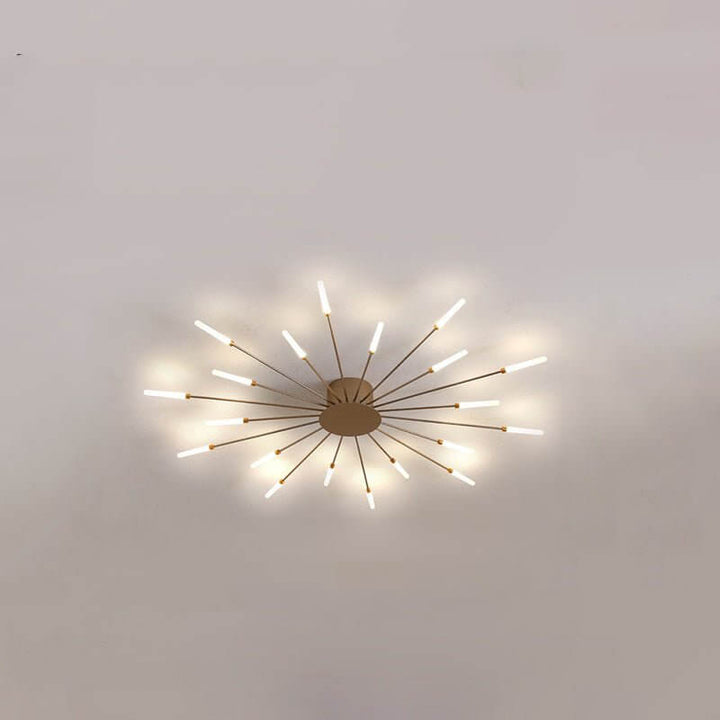 Modern Aluminum & Acrylic Chandelier