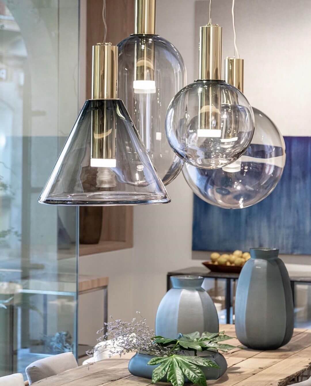 Modern Glass Pendant Lamp for Ambient Lighting