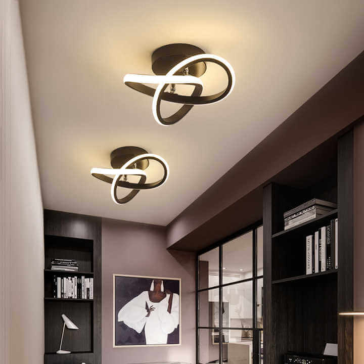 Modern 3-Ring LED Ceiling Light