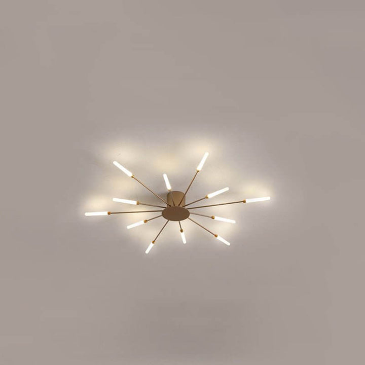 Modern Aluminum & Acrylic Chandelier