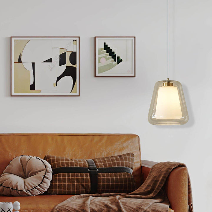 Modern Glass Pendant Light 27cm