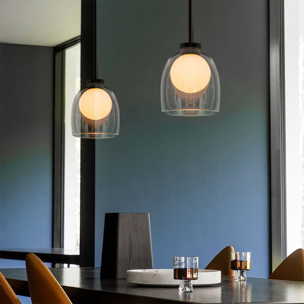Modern Glass Ball Pendant Light