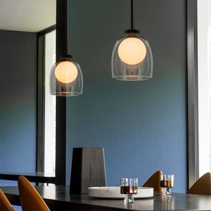 Modern Glass Ball Pendant Light