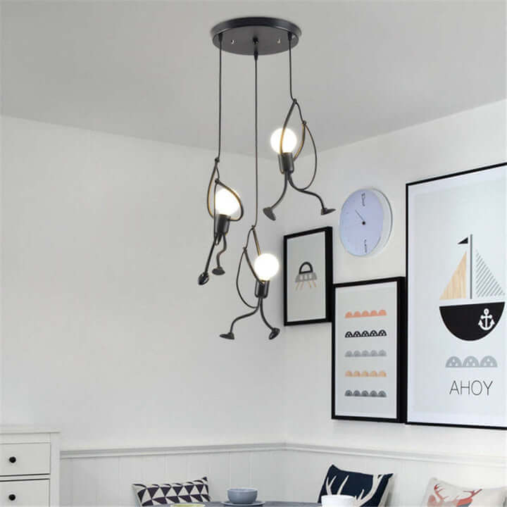 Playful Doll Pendant Light
