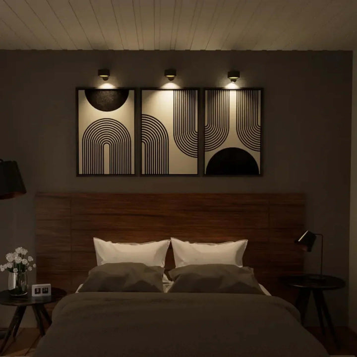 Cordless LED Wall Lamp with 360° Rotation