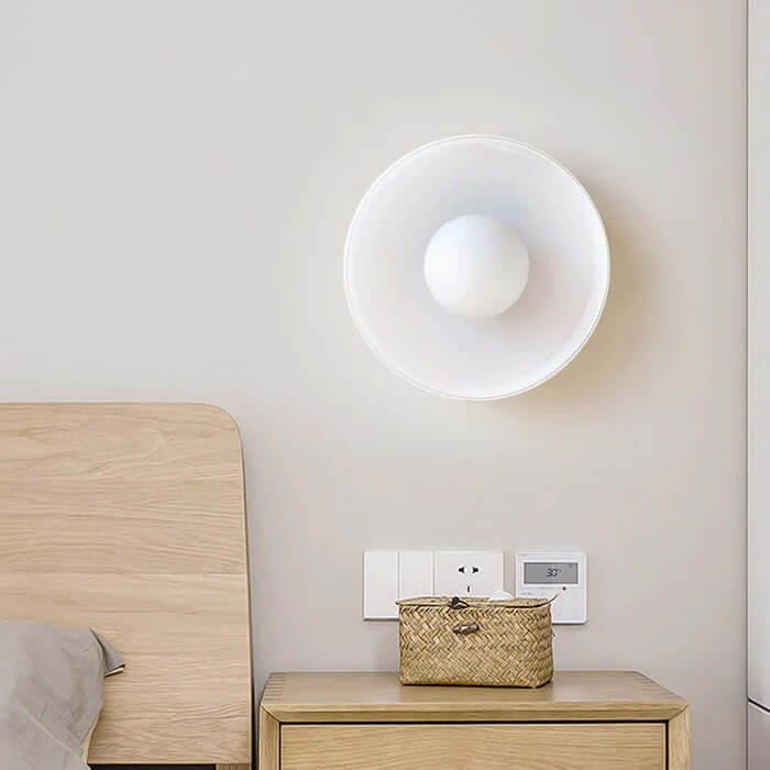 Modern Round Glass Ceiling Light Fixture