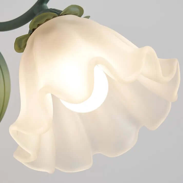 Floral Wall Lamp, Iron & Acrylic, 22cm