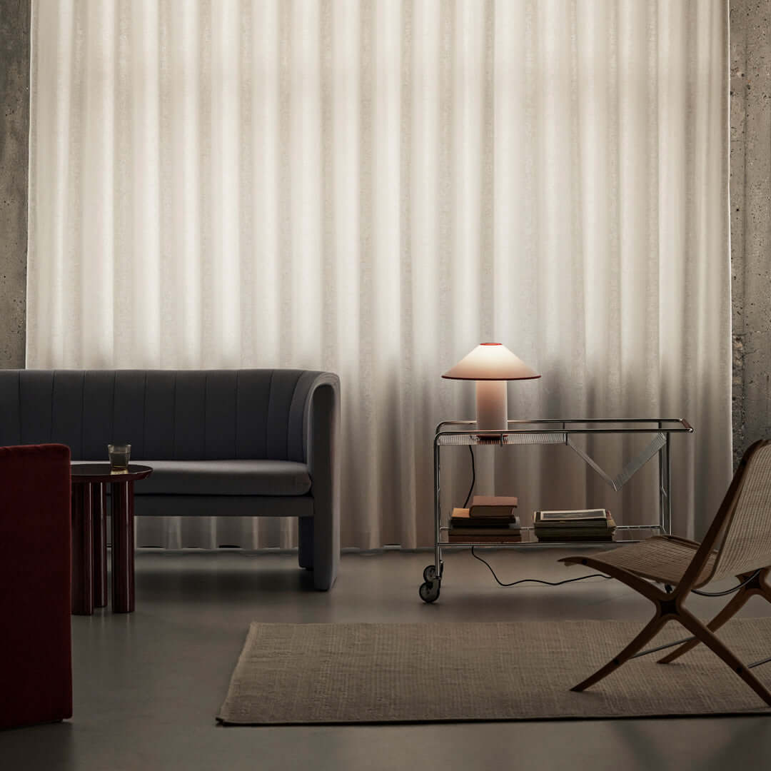 Elegant Metal & Fabric Table Lamp 32cm